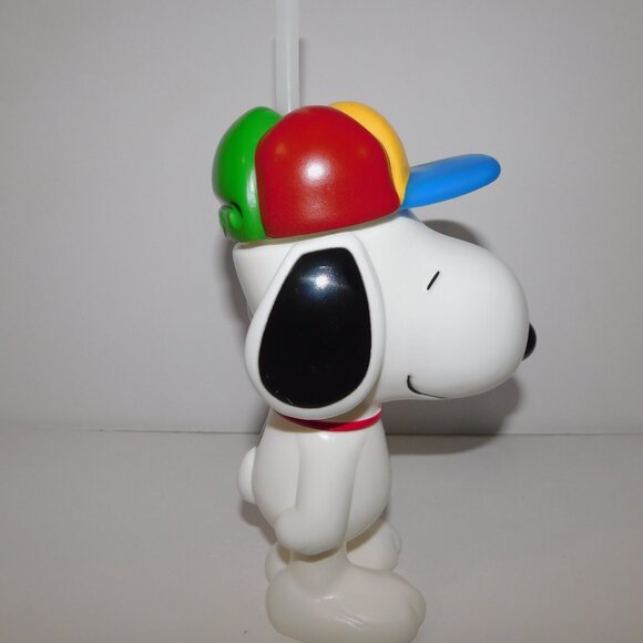 2010 Canada's Wonderland 22oz Peanuts Snoopy souvenir Travel Cup Water Bottle - Picture 9 of 9